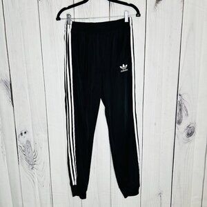 Adidas Tiro Black White Track Pants Tapered Jogger Size Boys Youth L 13/14